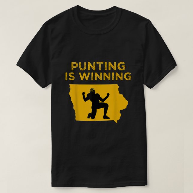 Strafe gewinnt, wenn ich für den Jäger juble T-Shirt (Design vorne)