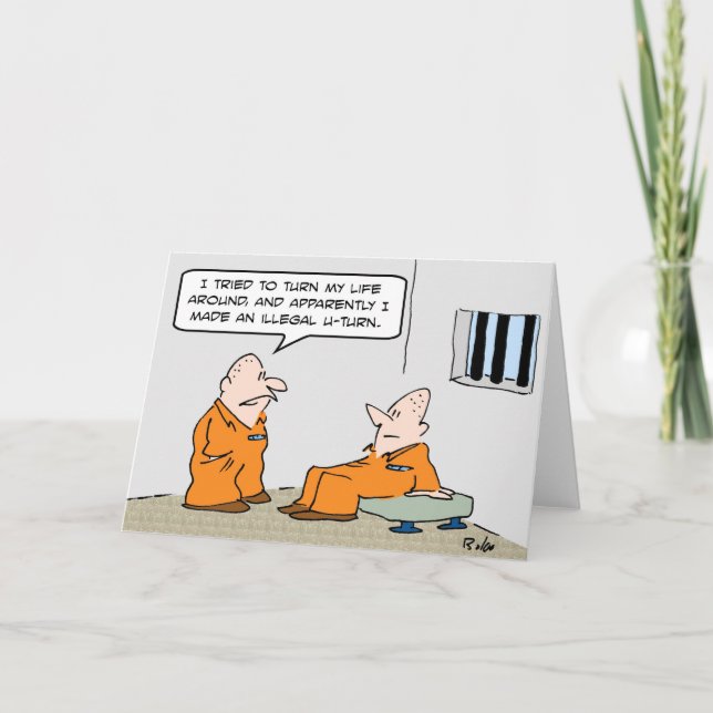 Strafgefängnis illegal ablegen karte (Vorderseite)