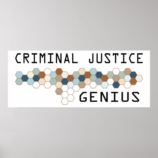 Strafjustiz Genius Poster (Vorne)