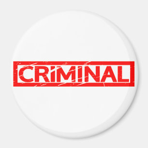 Strafrechtliche Briefmarke Magnet