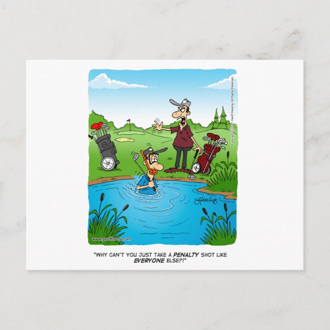 Strafstoß Postkarte (Vorderseite)