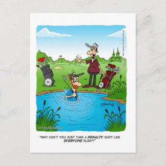 Strafstoß Postkarte