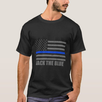Strafverfolgung für das blaue Hoodie T-Shirt