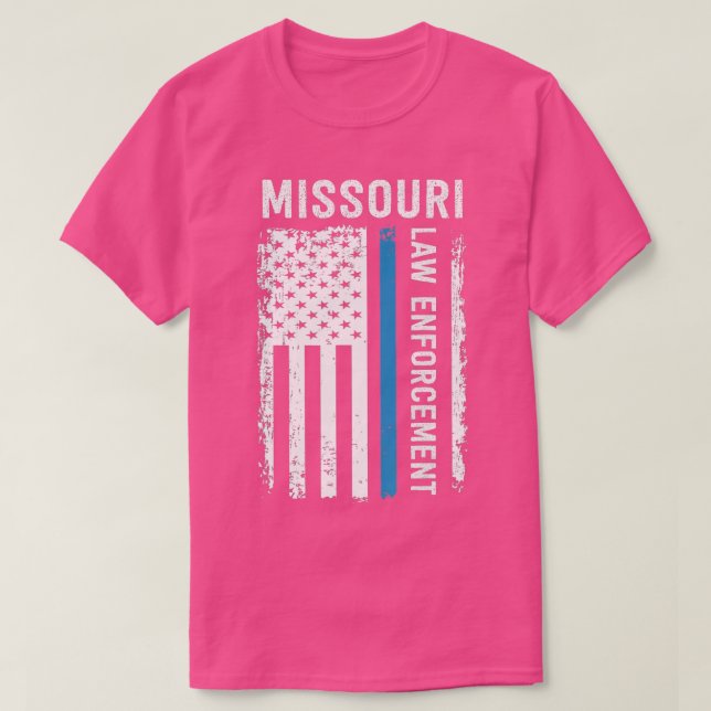 Strafverfolgung in Missouri T-Shirt (Design vorne)
