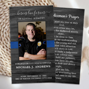 Strafverfolgungsbeerdigung Gedenkwagen