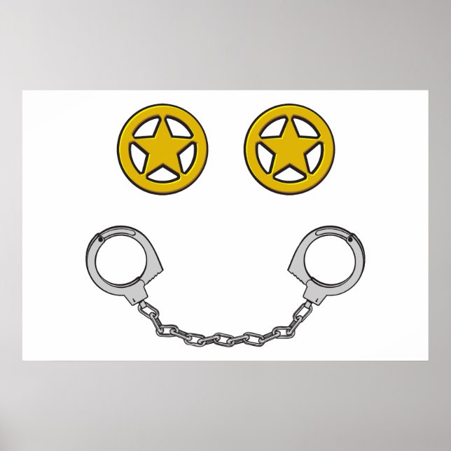 Strafverfolgungslächeln Poster (Vorne)