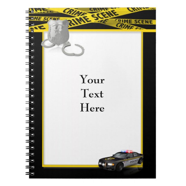 Strafverfolgungsnotiz Notizblock (Vorderseite)