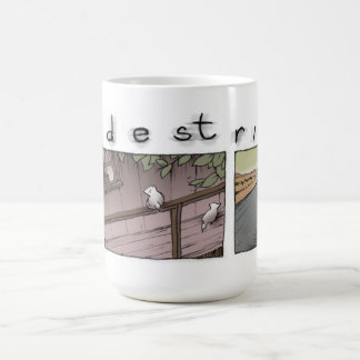 Strahl im Baumhausfenster Kaffeetasse