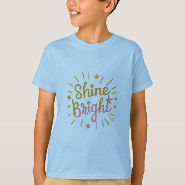 Strahle Hell – Energetisches & Positives Design T-Shirt (Vorderseite)