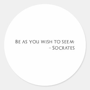 Strahle Positivität aus Runder Aufkleber