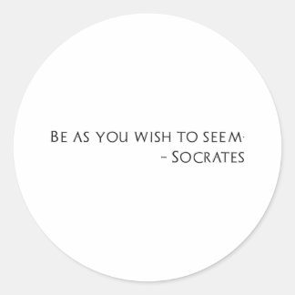 Strahle Positivität aus Runder Aufkleber