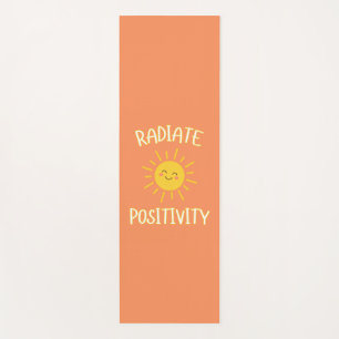 Strahle Positivität aus Yogamatte