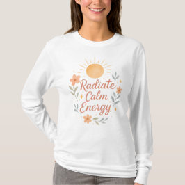 Strahle ruhige Energie aus – Pastell-Wasserfarbe T-Shirt