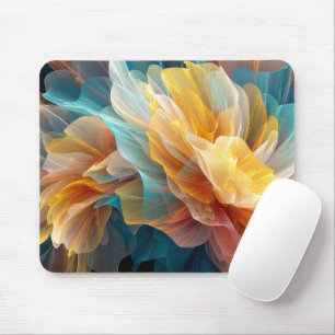 Strahlen der Blütenpracht ätherischer Blütenblätte Mousepad