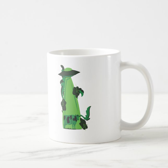 Strahlen herauf Kuhgrün Kaffeetasse (Rechts)