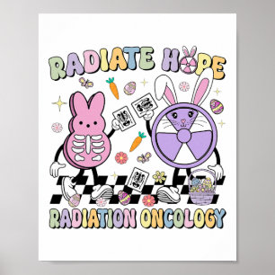 Strahlen Hoffnung Strahlentherapie Onkologie Krank Poster
