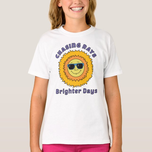 Strahlen jagen T-Shirt (Vorderseite)