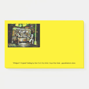 Strahlen Post-it Klebezettel