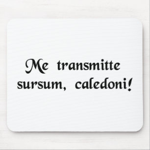 Strahlen Sie mich oben, Scotty! Mousepad