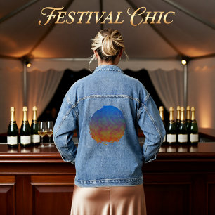 Strahlen Wiedergeboren Jeansjacke