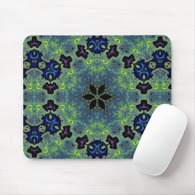 Strahlende Fraktale Symphonie Mousepad (Mit Mouse)