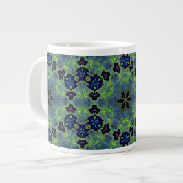 Strahlende Fraktalsymphonie Jumbo-Tasse