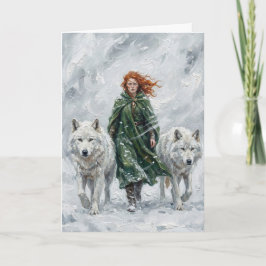 Strahlende Friedenstaubenlaterne Imbolc Schneeglöc Karte