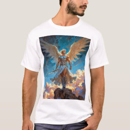 Strahlende Gerechtigkeit Erzengel Michael T-Shirt