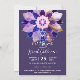 Strahlende Harmonie Leuchtendes Florales Mandala Einladung