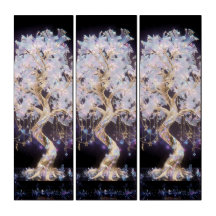 Strahlende Leuchtende Kristallgalaxie Blüte