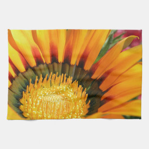 Strahlende Schatzblume Botanisches Foto Küchentuch