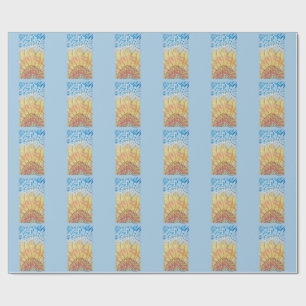 Strahlende Sonnenblüte Geschenkpapier