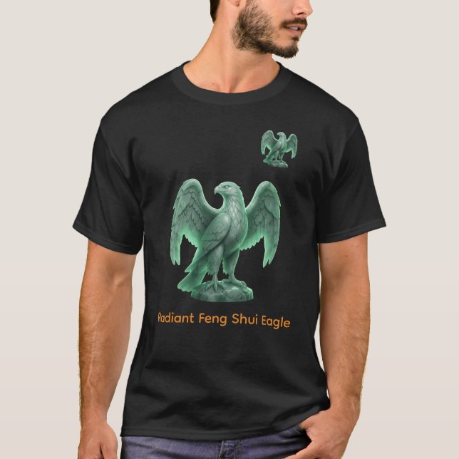  Strahlender Feng Shui Adler T-Shirt (Vorderseite)