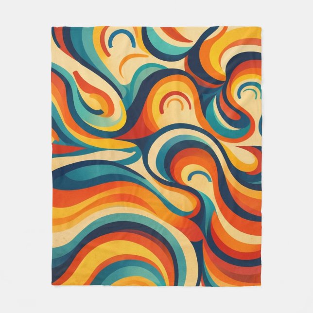 Strahlender Fluss Fleecedecke (Vorderseite)