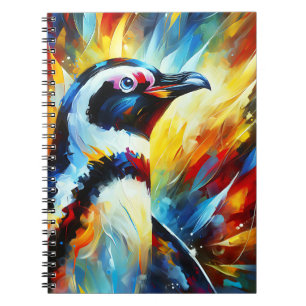 Strahlender Kaiserpinguin – Feuer und Eis Notizblock
