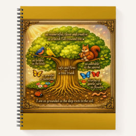 Strahlender Visionenbaum Notizbuch