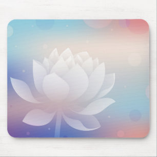 Strahlendes Lotus-Mauspad Mousepad