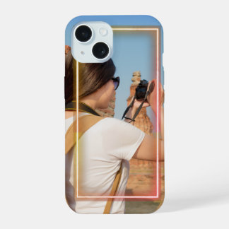 Strahlendes Rahmen-Ein-Foto-iPhone-Case iPhone 15 Hülle