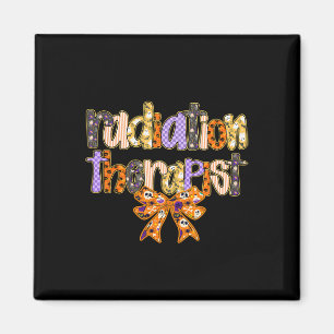 Strahlentherapeut Halloween Coquette Pumpkin Krass Magnet