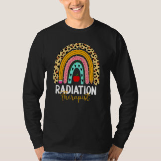 Strahlentherapeut Rainbow Leopard Gesundheit T-Shirt