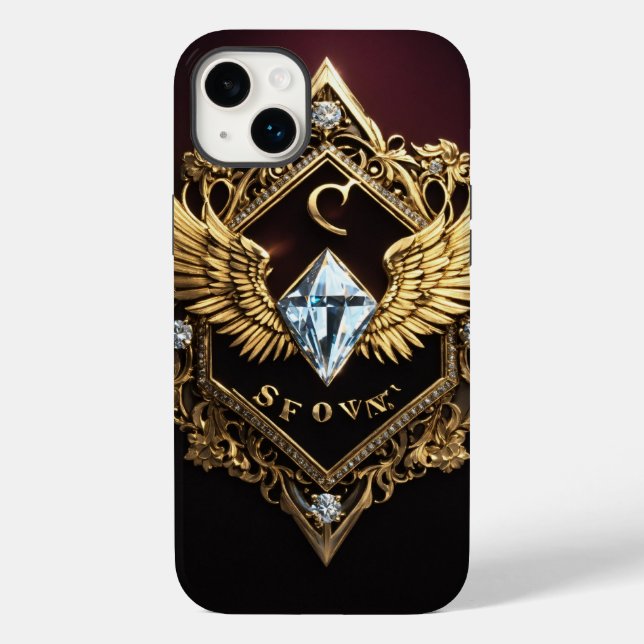 "Strahlung in jeder Touch: Eleganz mit unserem Case-Mate iPhone 14 Plus Hülle (Rückseite)