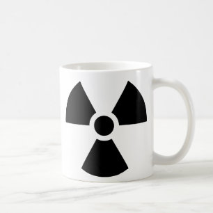 Strahlung-Trefoil-Symbol Kaffeetasse