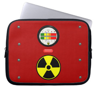 Strahlungs-Geigerzähler-Effekt-Neopren-Hülse 10 Laptopschutzhülle