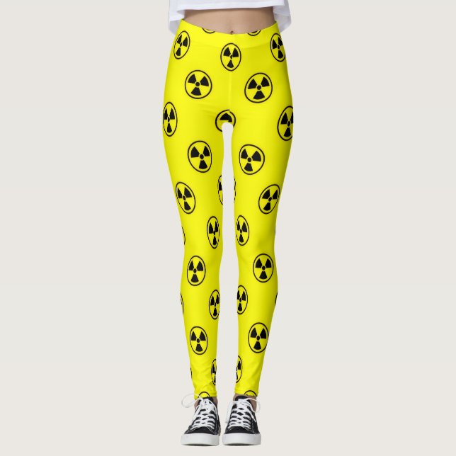 Strahlungs-Logo-Muster Leggings (Vorderseite)