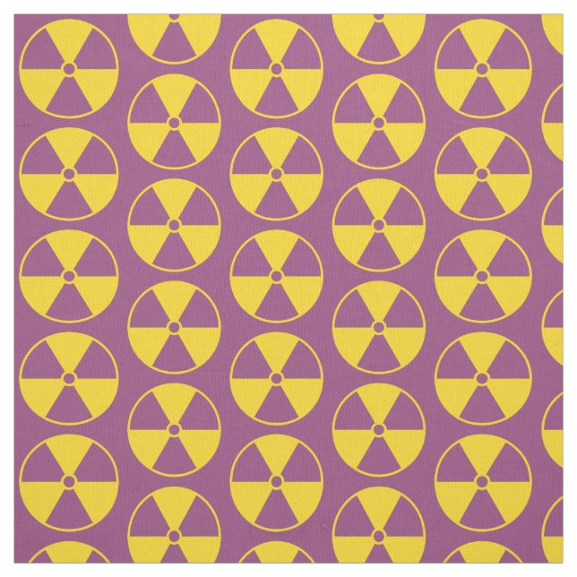 Strahlungs-Symbol Stoff (Muster)