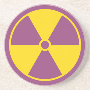 Strahlungs-Symbol-Untersetzer Getränkeuntersetzer