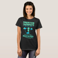 Strahlungs-Therapeut-Gott-Engel auf Erdt-shirt