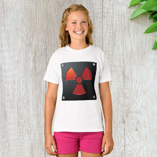 Strahlungswarnsymbol Industrielles Metallschild T-Shirt