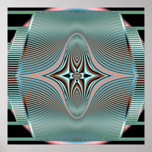 Strahlwellen Poster (Vorne)