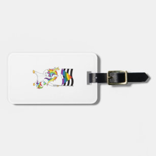 Straight Ally Flag Einhorn Trans Gay Pride LGBTQIA Gepäckanhänger